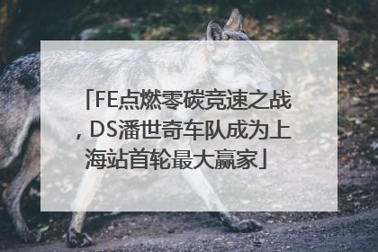 FE点燃零碳竞速之战，DS潘世奇车队成为上海站首轮最大赢家